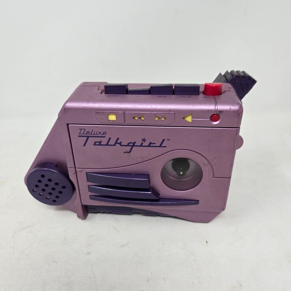 Tiger Electronics Deluxe Talkgirl Cassette Player Recorder Purple *PARTS ONLY*